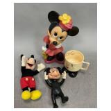 Collectible Mickey and Minnie Mouse Dolls and More
