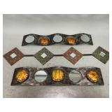Decorative Metal Accent Mirrors