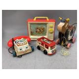 Assorted Vintage Fisher Price Toys