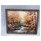 Framed Print Fall Scene