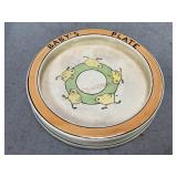 Roseville Juvenile Rolled Edge Baby Plate