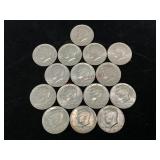 Assorted 1971-1981 Kennedy Half Dollars