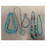 Turquoise Colored Necklaces