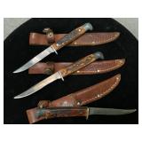 Vintage Knives with Sheaths