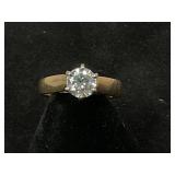 14K Gold and Diamond Engagement Ring