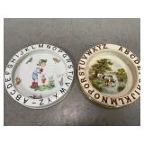 Alphabet Rolled Edge Childrenï¿½s Plates