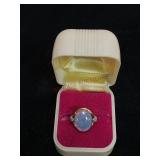 Opal and Diamond Gold Womanï¿½s Ring