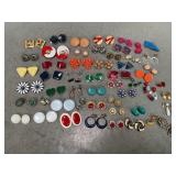 Assorted Costume Jewelry Earrings & Sterling