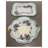 Vintage Porcelain Dresser Trays