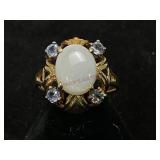 10K Gold Ring with Gemstones