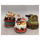 Three Music Boxes