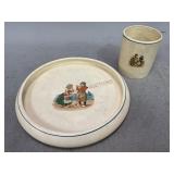 Roseville Juvenile Childrenï¿½s Plates and Cup