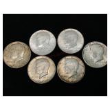 1964 Kennedy Half Dollar Coins