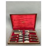Ashberry of Sheffield Stag Carving/Knife Set