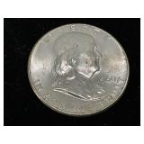 1960 Franklin Half Dollar Coin