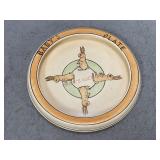 Roseville Juvenile Bunny Rolled Plate