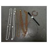 Assorted Necklaces, Lord Taylor Watch & More