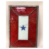 "Sons in Service" Stained Glass Flag