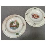 Two Vintage Royal Baby-Plates