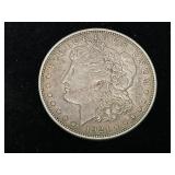 1921 Morgan Dollar Coin With Denver Mint Mark