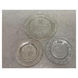 Clear Glass Childrenï¿½s Decorative Plates