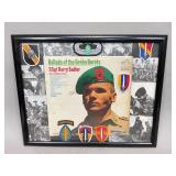 Framed Ballads of the Green Beret Album