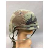 U.S. Army M2 Kevlar Helmet, Camo Cover