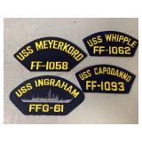USN Frigates Ship Patches