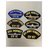 USN Aircraft Carrier Patches