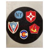 Vintage U.S. State Guard Patches