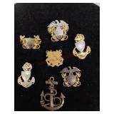 USN USCG Cap Insignia