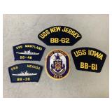 USN Patches - Battleships