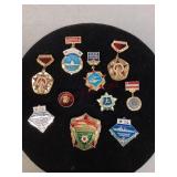 Assorted Soviet Union- Russian Pins