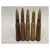 .50 Caliber Fired Rounds
