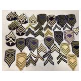 Large Assortment of U.S. Army Chevrons