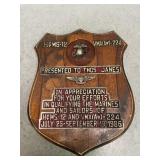 USMC H&MS-12 VMA(AW)-224 Plaque