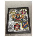 Framed USMC Corpman Insignia