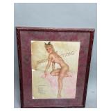 WWII Varga Pin Up Print