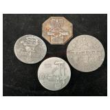 Four WWII German Tinnies