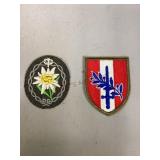 Assorted WWII German and Austrian Patches