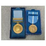Boxed Korea Service / UN Medals