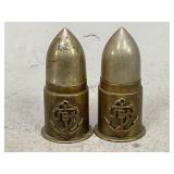 Pair of USN Salt and Pepper Shakers