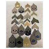 Assorted WWII and Korea Chevrons