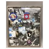 Framed US Airborne Insignia
