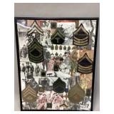 Framed WWI, 1930ï¿½s & WWII Chevrons