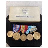 U.S. Medals with Carrier and Box
