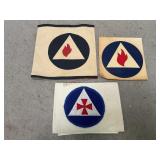 Civil Defense Helmet Insignia & Armbands