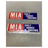 MIA  Bumper Stickers - Vietnam Era