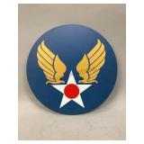 Round Wooden Sign USAAF