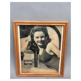 Framed Pin Up Girl From Yank Magazine 1944